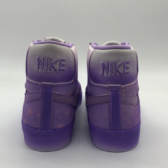 USED Men’s Nike SB Zoom Blazer Mid PRM Premium “Lilac Purple” DR9087-555 No Box - Picture 5 of 6